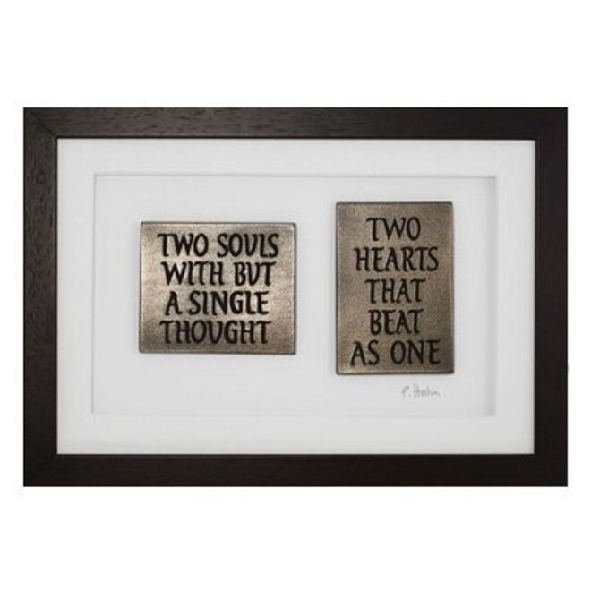 Wild Goose Two Souls With But A Single Thought  Framed Plaque