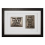 Two Souls with but a Single Thought Plaque (Framed)