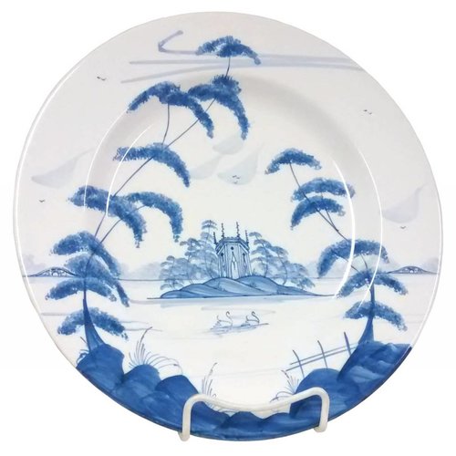 Isis Ceramics Isis Blue English Garden - Gothic Pavilion - Dinner Plate Isis Ceramics Isis Blue English Garden - Gothic Pavilion - Dinner Plate