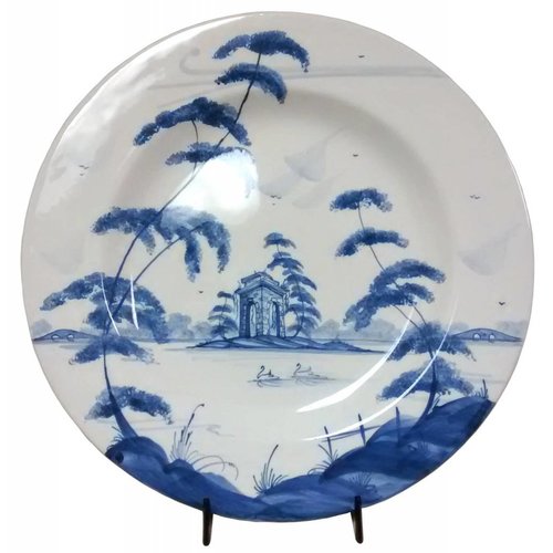 Isis Ceramics Isis Blue English Garden - The Ruin - Dinner Plate Isis Ceramics Isis Blue English Garden - The Ruin - Dinner Plate