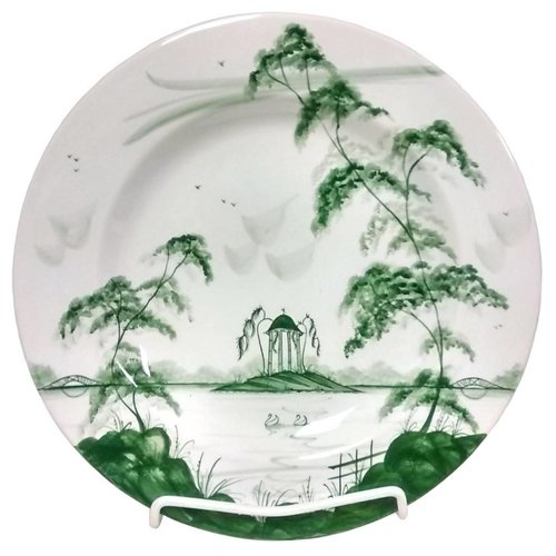 Isis Ceramics Isis Green English Garden - Observatory - Dinner Plate Isis Ceramics Isis Green English Garden - Observatory - Dinner Plate