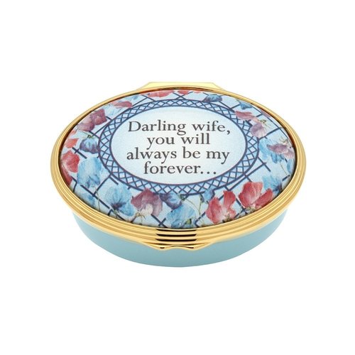 Halcyon Days Halcyon Days Darling Wife You Will Always Be My Forever Enamel Box Halcyon Days Halcyon Days Darling Wife You Will Always Be My Forever Enamel Box
