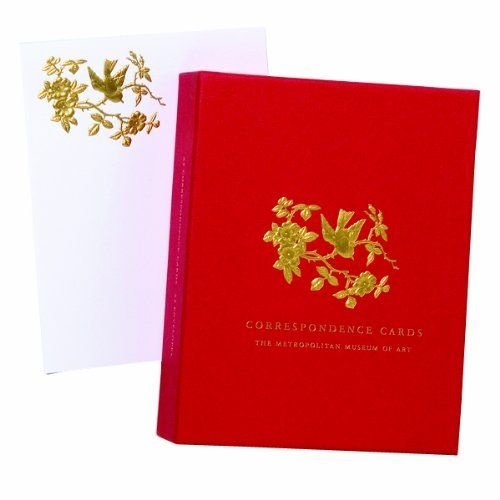 Wild Rose and Songbird Gold Embossed Correspondence Cards Wild Rose and Songbird Gold Embossed Correspondence Cards