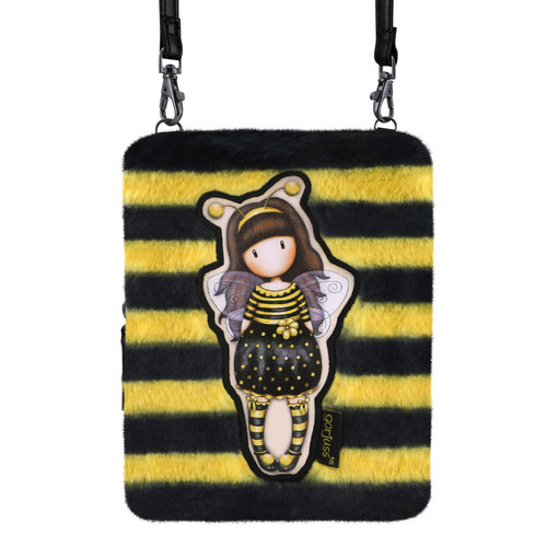 Santoro London Gorjuss Furry Shoulder Bag Bee Wallet Just Bee-Cause Santoro London Gorjuss Furry Shoulder Bag Bee Wallet Just Bee-Cause