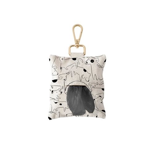 PetShop Nosey Dog Spot Canvas Waste Bag Dispenser PetShop Nosey Dog Spot Canvas Waste Bag Dispenser
