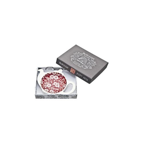 Burleigh Pottery Calico Red Mini Teapot Tray - Boxed Burleigh Pottery Calico Red Mini Teapot Tray - Boxed