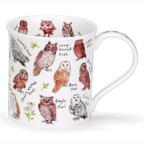 Dunoon Dunoon Bute Birdlife Garden Owls Mug Dunoon Dunoon Bute Birdlife Garden Owls Mug