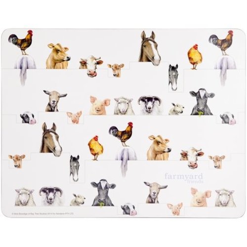 Ashdene Ashdene Farmyard Friends Placemats Ashdene Ashdene Farmyard Friends Placemats
