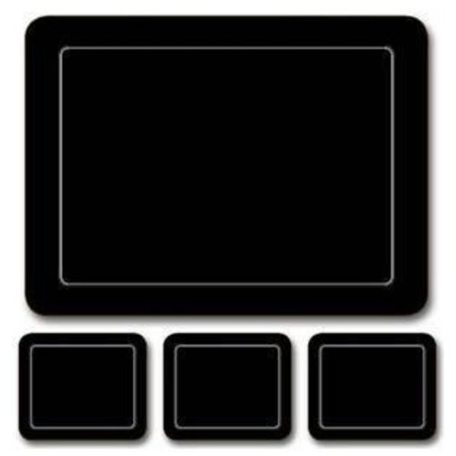 Jason Jason Embassy Black Placemats Jason Jason Embassy Black Placemats