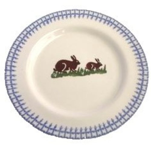 Brixton Pottery Brixton Rabbits Side Plate Brixton Pottery Brixton Rabbits Side Plate
