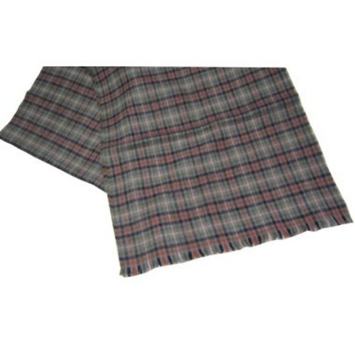 Johnstons of Elgin Johnstons of Elgin Cashmere Scarf - Green and Rust Johnstons of Elgin Johnstons of Elgin Cashmere Scarf - Green and Rust