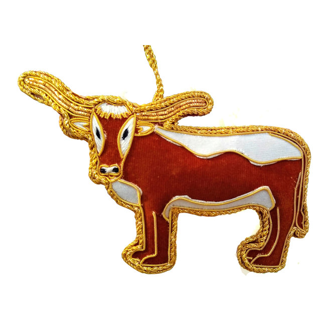 St. Nicolas Texas Longhorn Ornament