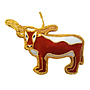 St. Nicolas Texas Longhorn Ornament