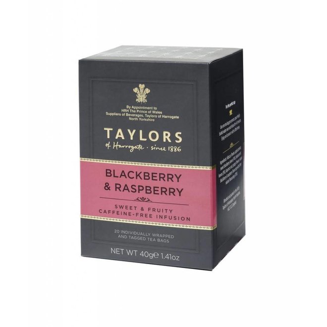 Taylors of Harrogate Blackberry & Raspberry 20s