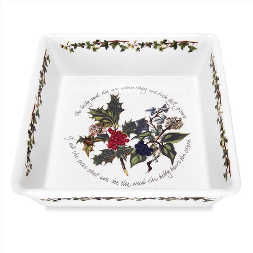 Portmeirion Holly & Ivy Deep Square Dish Portmeirion Holly & Ivy Deep Square Dish