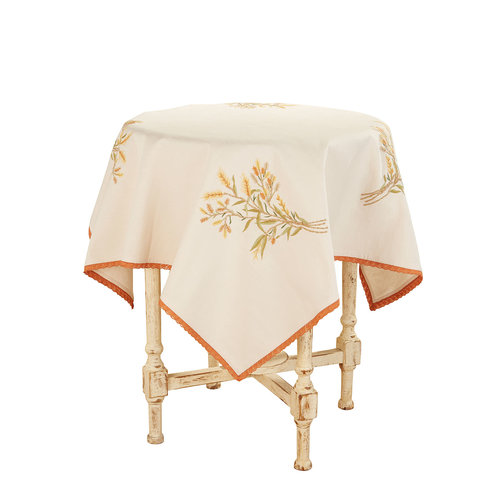 April Cornell Golden Fields Square Tablecloth April Cornell Golden Fields Square Tablecloth