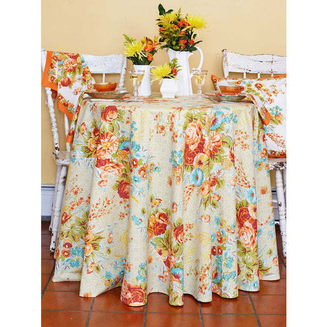 Marion Harvest Round Tablecloth