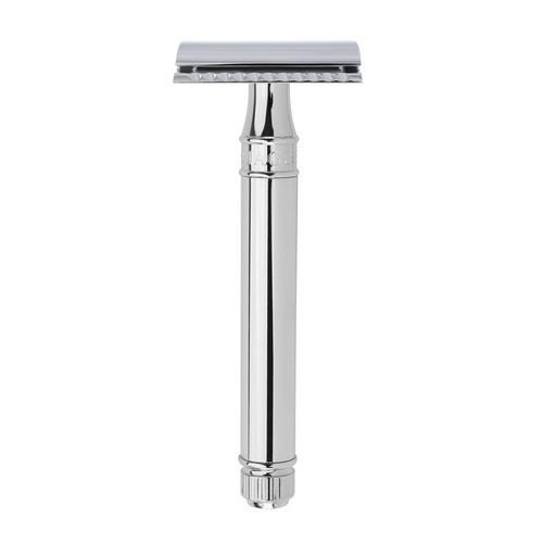 Edwin Jagger Edwin Jagger Long Handle Chrome Safety Shaving Razor Edwin Jagger Edwin Jagger Long Handle Chrome Safety Shaving Razor