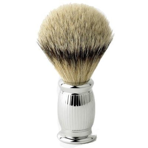 Edwin Jagger Edwin Jagger Silver Tip Badger Bulbous Lined Shaving Brush Edwin Jagger Edwin Jagger Silver Tip Badger Bulbous Lined Shaving Brush