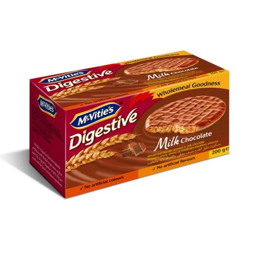 McVitie's McVities Digestives Milk Chocolate 200g McVitie's McVities Digestives Milk Chocolate 200g