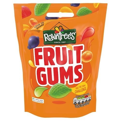 Rowntree's Rowntrees Fruit Gums bag Rowntree's Rowntrees Fruit Gums bag