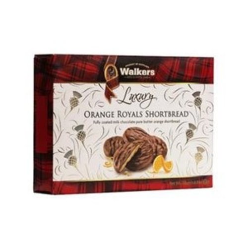 Walker's Shortbread Co. Walkers Milk Chocolate Orange Royals Shortbread Walker's Shortbread Co. Walkers Milk Chocolate Orange Royals Shortbread