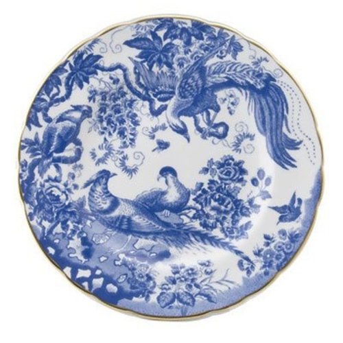 Royal Crown Derby Blue Aves 8 in. Plate Royal Crown Derby Blue Aves 8 in. Plate