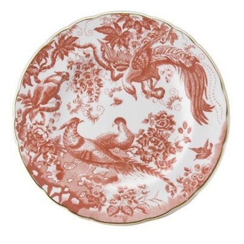 Royal Crown Derby Red Aves 8 in. Plate Royal Crown Derby Red Aves 8 in. Plate
