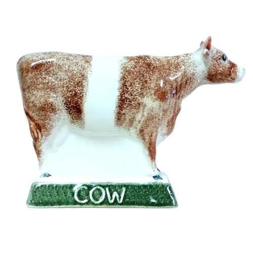 Rye Pottery Rye Cow - Red With White Stripe Rye Pottery Rye Cow - Red With White Stripe