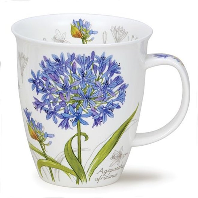 Nevis Botanical Sketch Agapanthus Mug