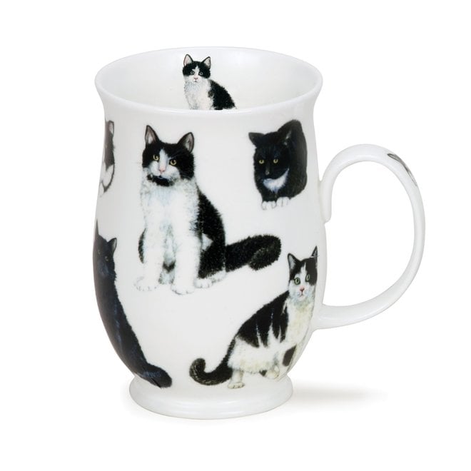 Suffolk Cats Black & White Mug