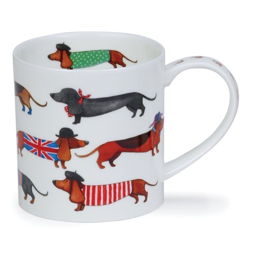 Dunoon Orkney Dashing Dogs Sausage Mug Dunoon Orkney Dashing Dogs Sausage Mug