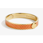 Salamander Orange & Gold Hinged Bangle