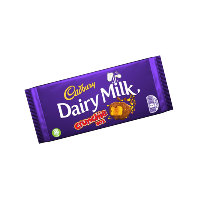 Cadbury Dairy Milk Bar with Crunchie Bits 180g