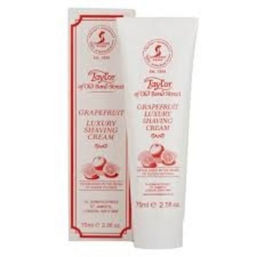 Taylor of Old Bond Street Grapefruit Luxury Shaving Cream Tube 75ml Taylor of Old Bond Street Grapefruit Luxury Shaving Cream Tube 75ml