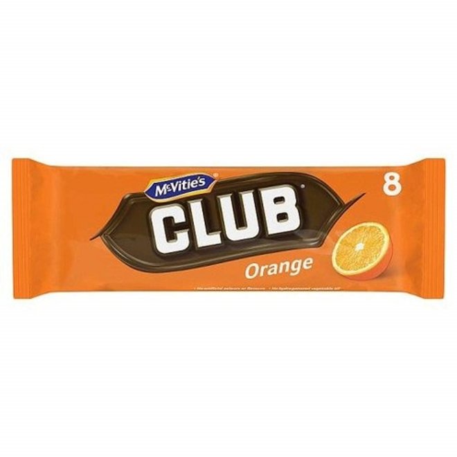 Mcvities Club Orange 8 count