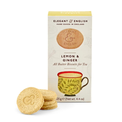Elegant & English Lemon and Ginger Shortbread Biscuits Elegant & English Lemon and Ginger Shortbread Biscuits