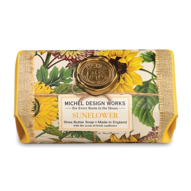 Michel Sunflower Large Bath Bar Soap