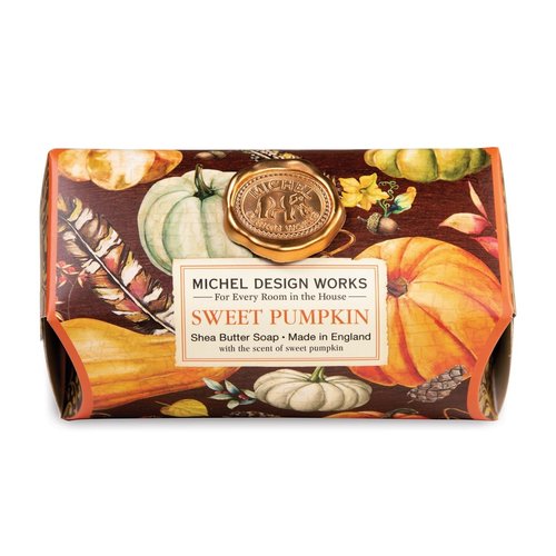 Michel Design Works Sweet Pumpkin Large Bath Soap Bar Michel Design Works Sweet Pumpkin Large Bath Soap Bar
