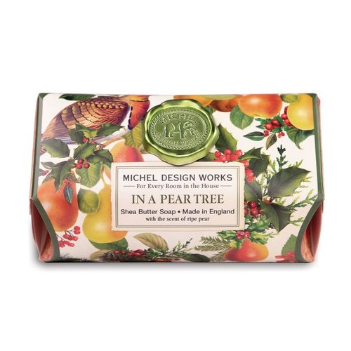 Michel Design Works In A Pear Tree Shea Butter Bar Soap Michel Design Works In A Pear Tree Shea Butter Bar Soap