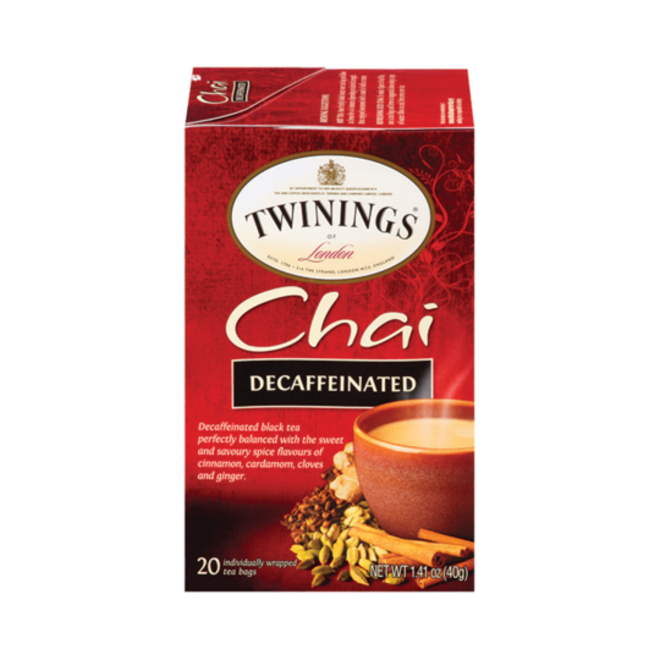 Twinings Decaf Chai Tea 20s