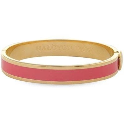 Halcyon Days Halcyon Days Plain Bangle - Coral and Gold Halcyon Days Halcyon Days Plain Bangle - Coral and Gold