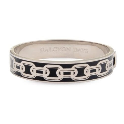 Halcyon Days Chain Bangle Black/Palladium Halcyon Days Chain Bangle Black/Palladium