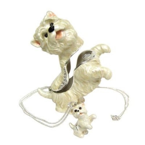 Kingspoint Designs Kingspoint Designs Peppy Westie Trinket Box Kingspoint Designs Kingspoint Designs Peppy Westie Trinket Box