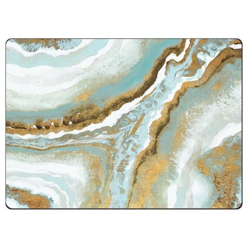 Teal Agate 4 Pack Placemats Teal Agate 4 Pack Placemats