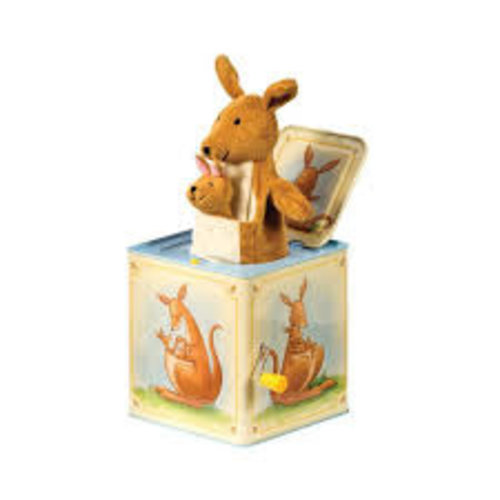 Schylling Kangaroo Jack in Box With Baby Kangaroo Finger Puppet Schylling Kangaroo Jack in Box With Baby Kangaroo Finger Puppet