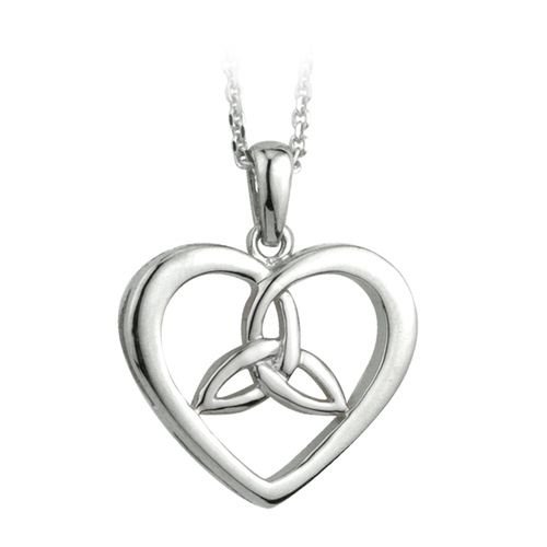 Solvar Solvar Sterling Silver Celtic Knot Heart Necklace Solvar Solvar Sterling Silver Celtic Knot Heart Necklace