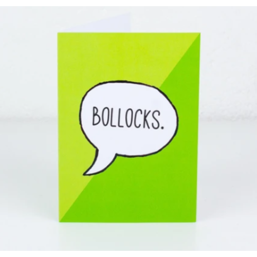 Bollocks Greeting Card Bollocks Greeting Card