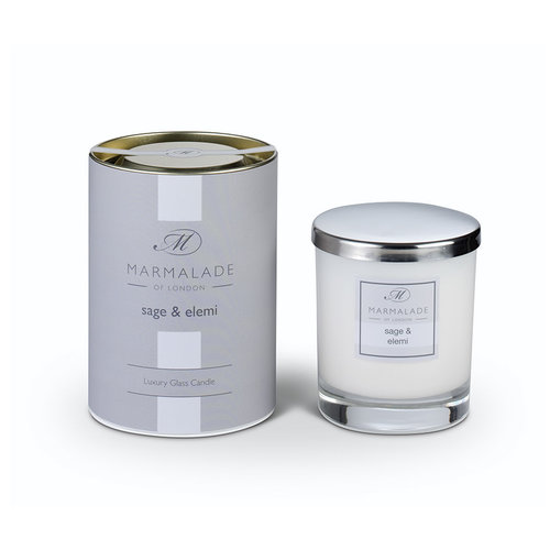 Marmalade of London Sage & Elemi Glass Candle Marmalade of London Sage & Elemi Glass Candle