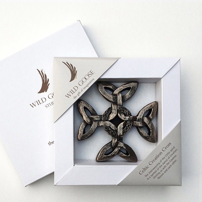 Wild Goose Celtic Creation Cross Boxed